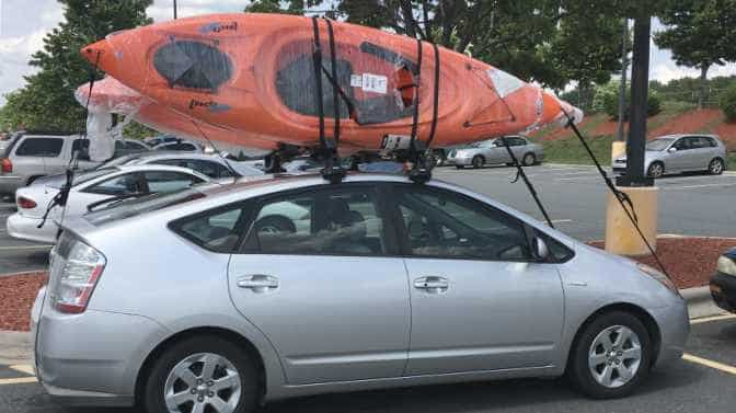 can a kayak fit in a Prius