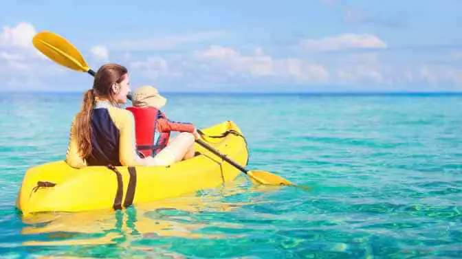 can you kayak with a toddler