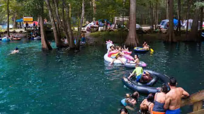 can you swim in the Florida Springs in the winter